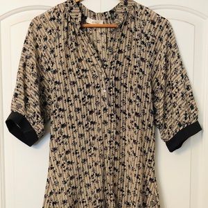 100% silk shift dress